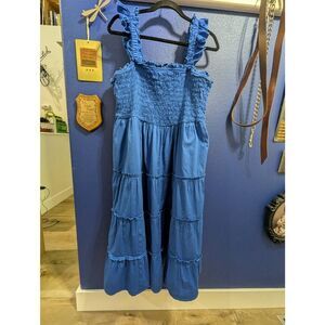 Sz 2 Torrid Popplin Tiered Midi Dress!